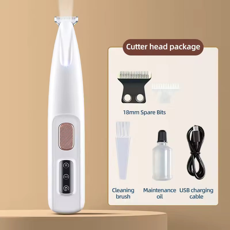 Rechargeable Pet Hair Trimmer Kit